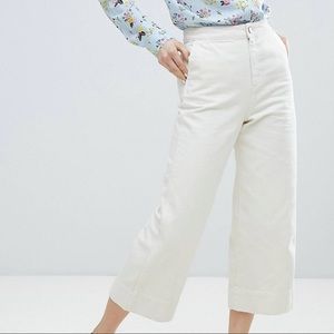 Monki Wide Leg Culotte Jeans